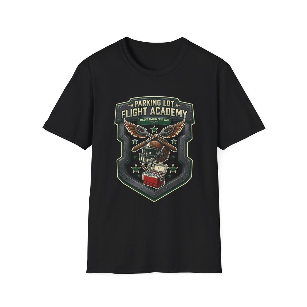 Parking Lot Flight Academy (Shield) T-Shirt