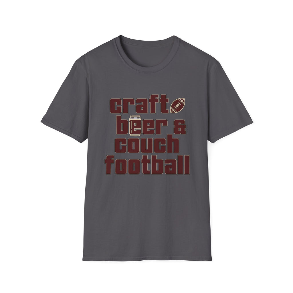 Craft Beer Couch Football T-Shirt