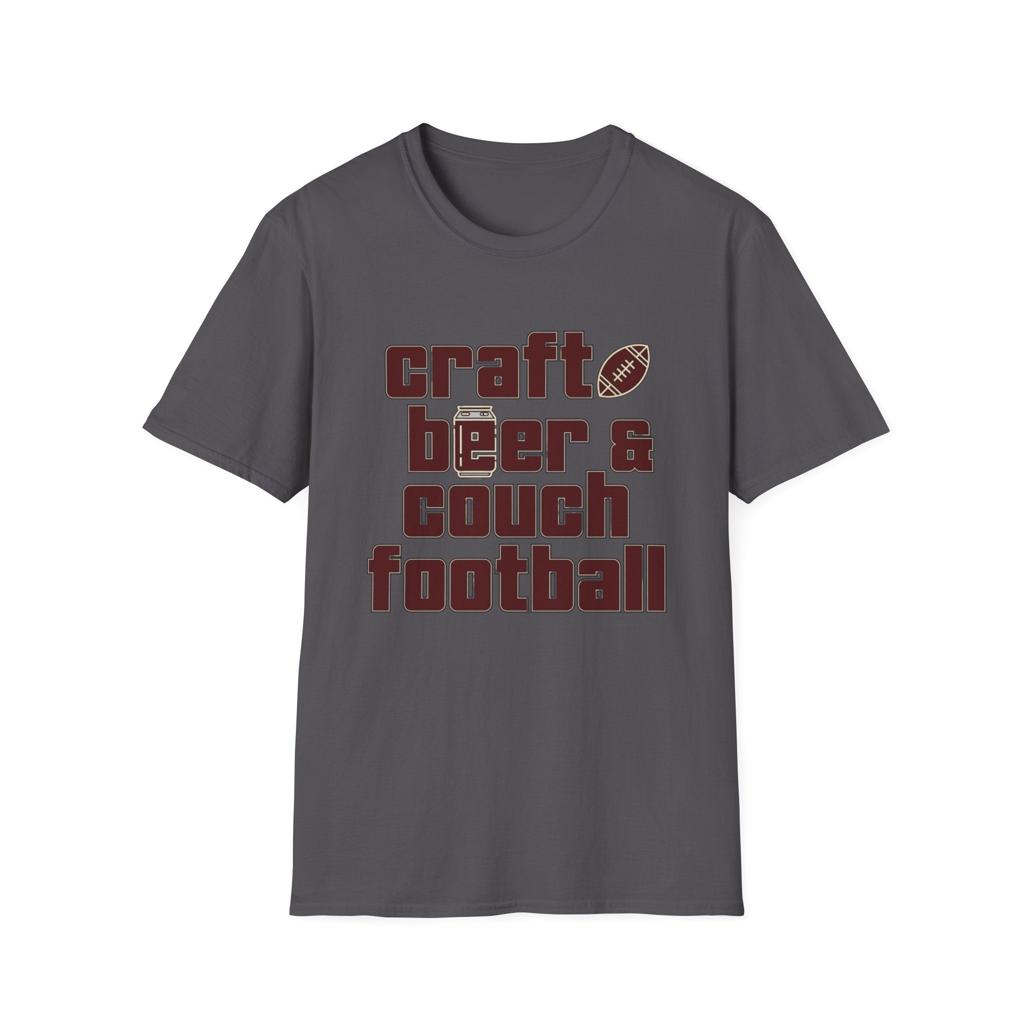 Craft Beer Couch Football T-Shirt