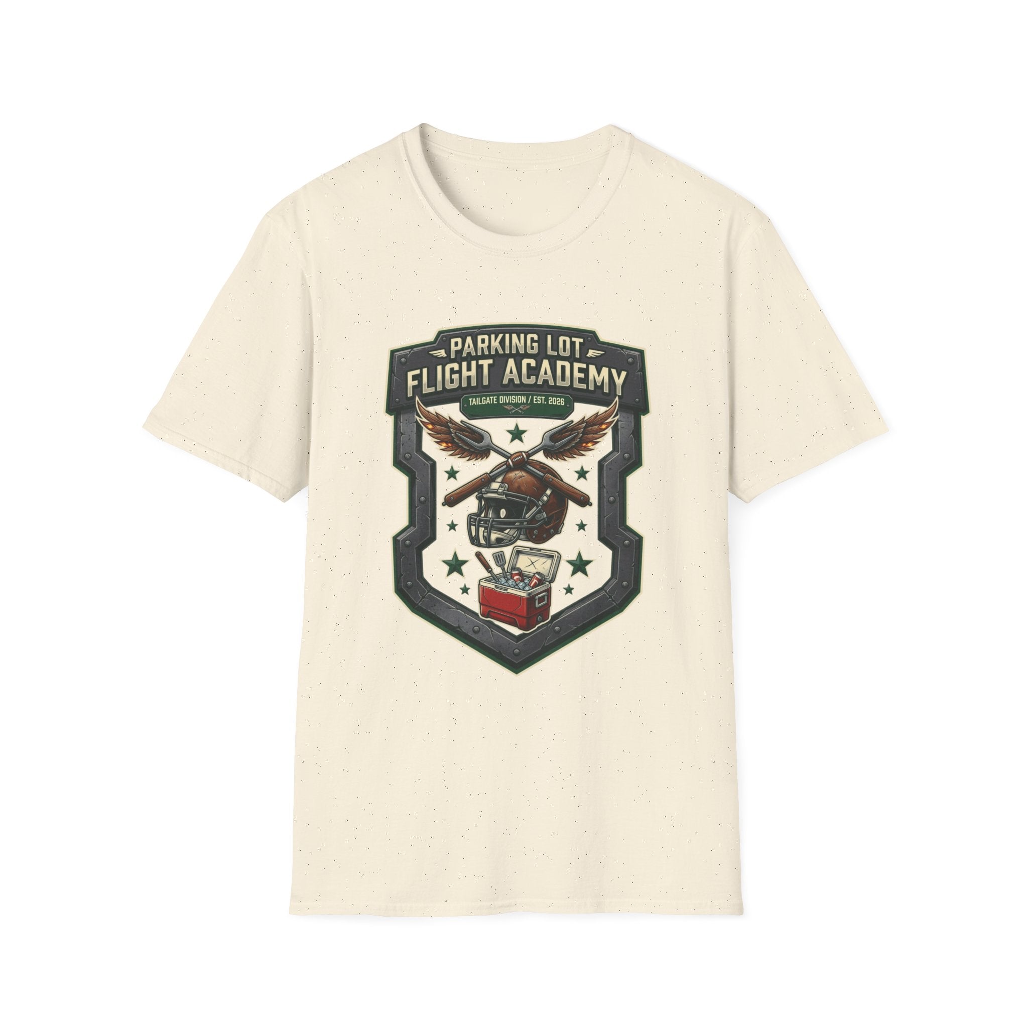 Parking Lot Flight Academy (Shield) T-Shirt