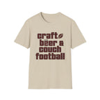 Craft Beer Couch Football T-Shirt