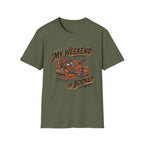 My Weekend Is Booked (Couch Football) T-Shirt