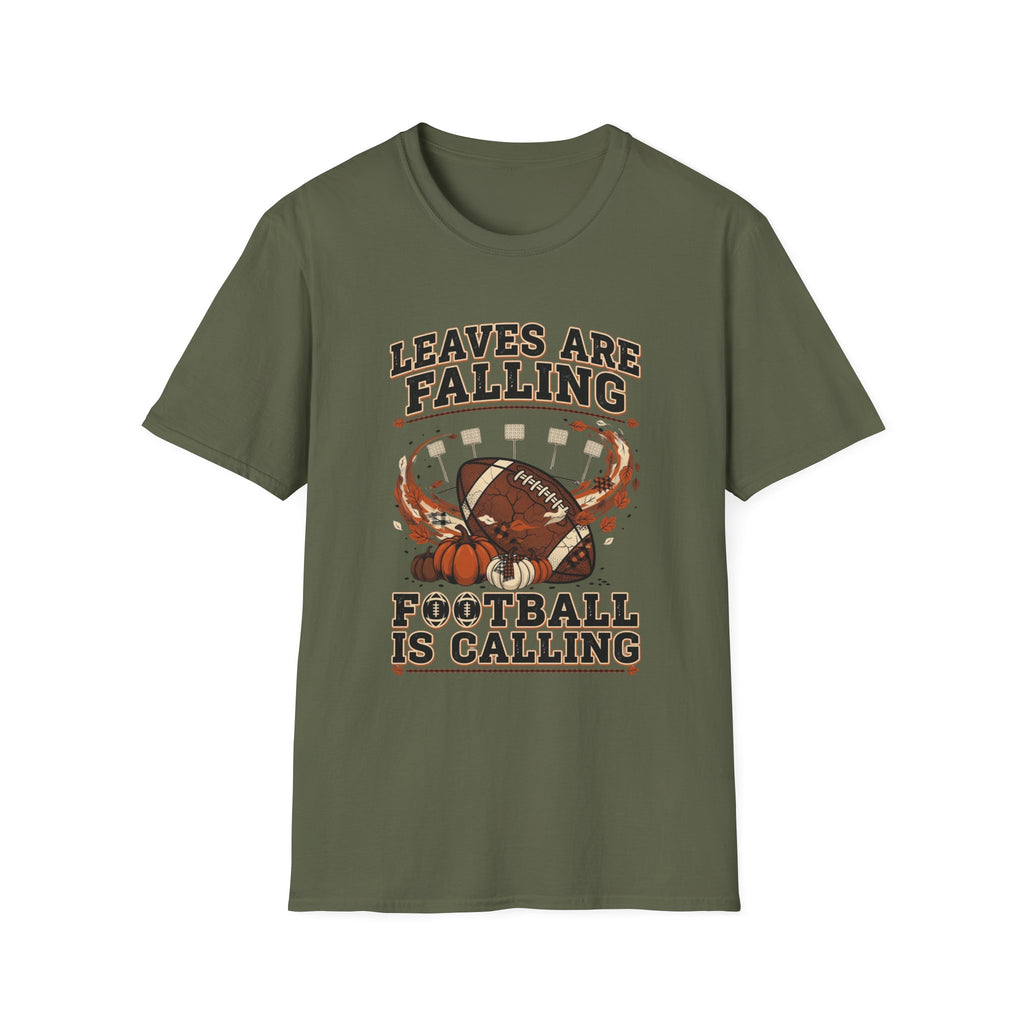 Leaves Are Falling Football Is Calling T-Shirt