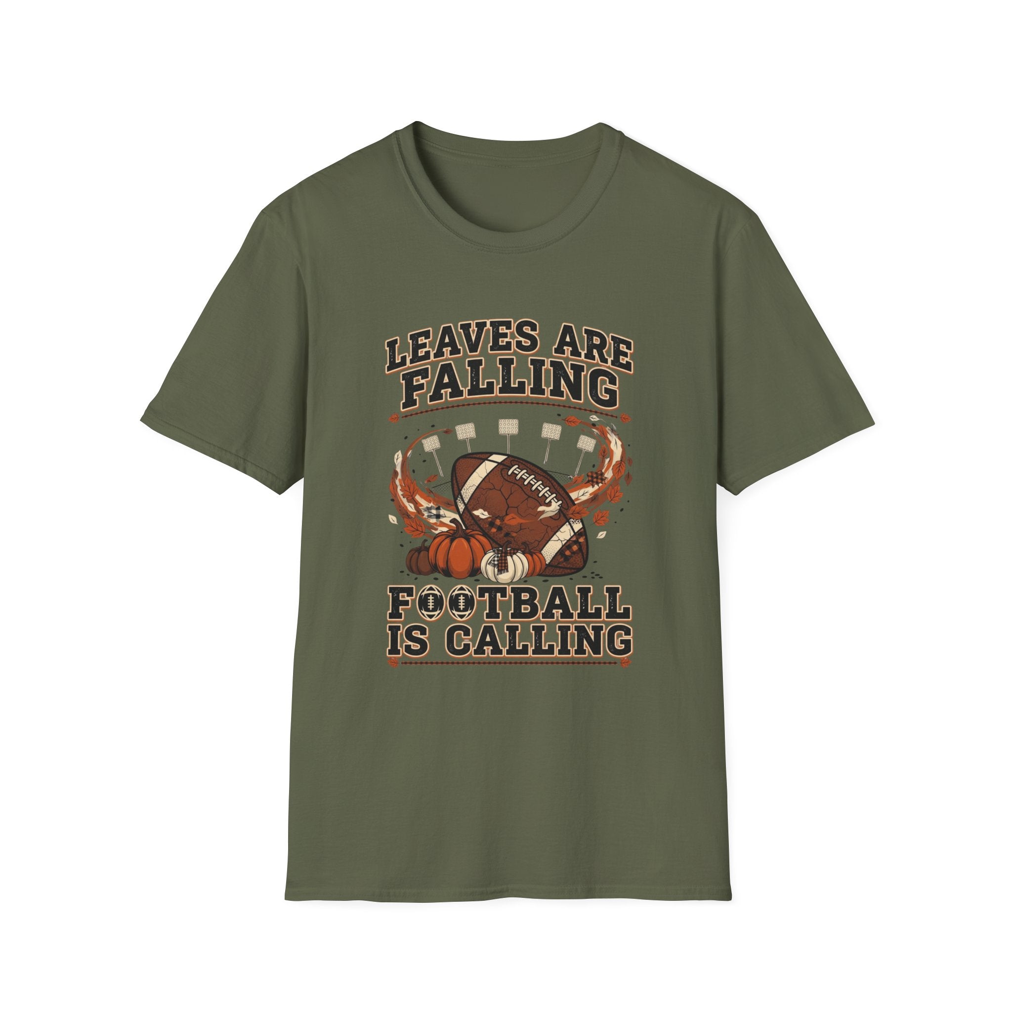 Leaves Are Falling Football Is Calling T-Shirt
