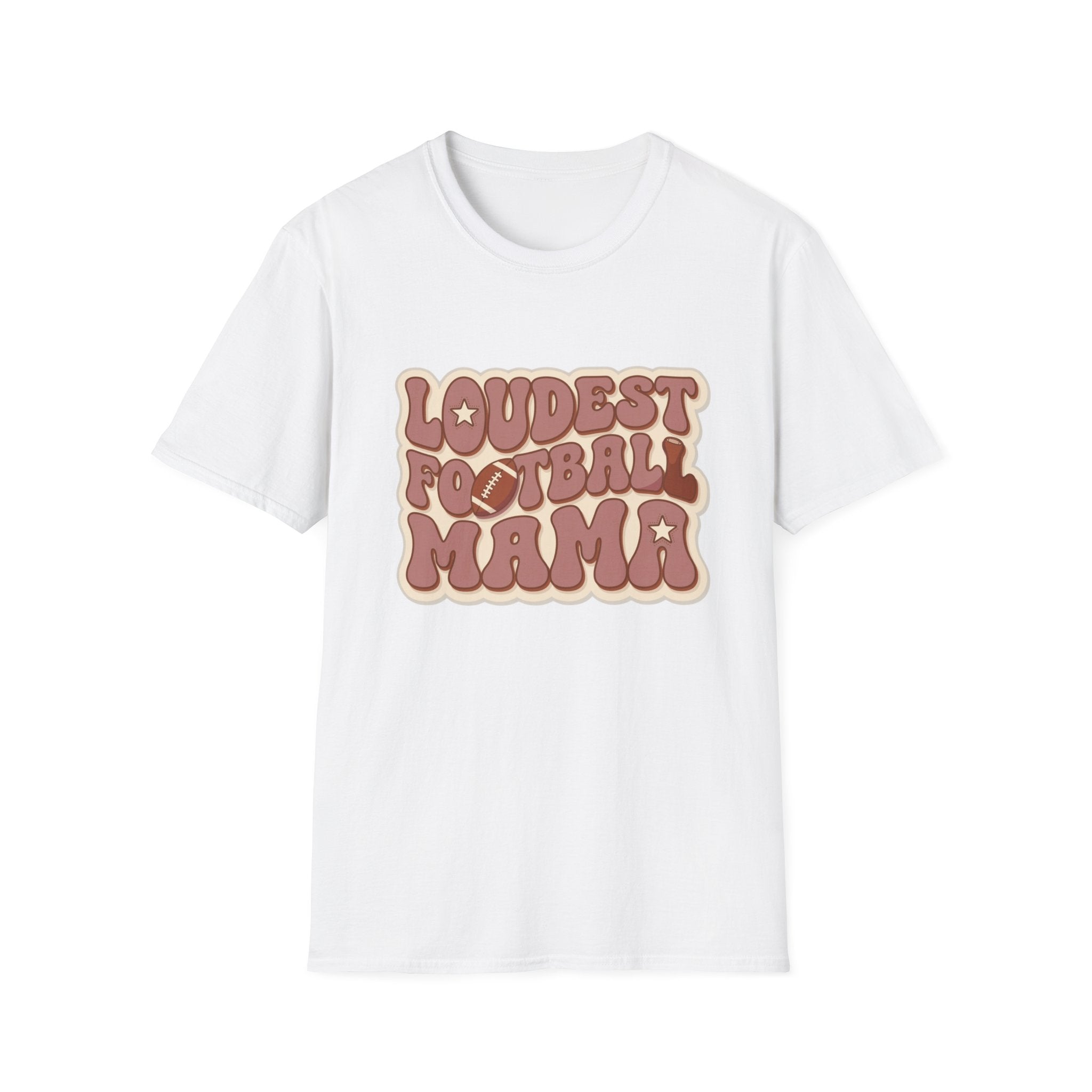 Loudest Football Mama T-Shirt