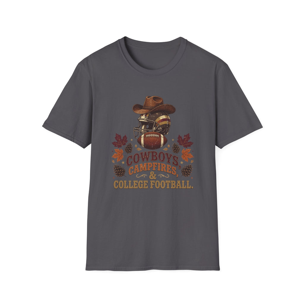 Cowboys, Campfires & College Football T-Shirt