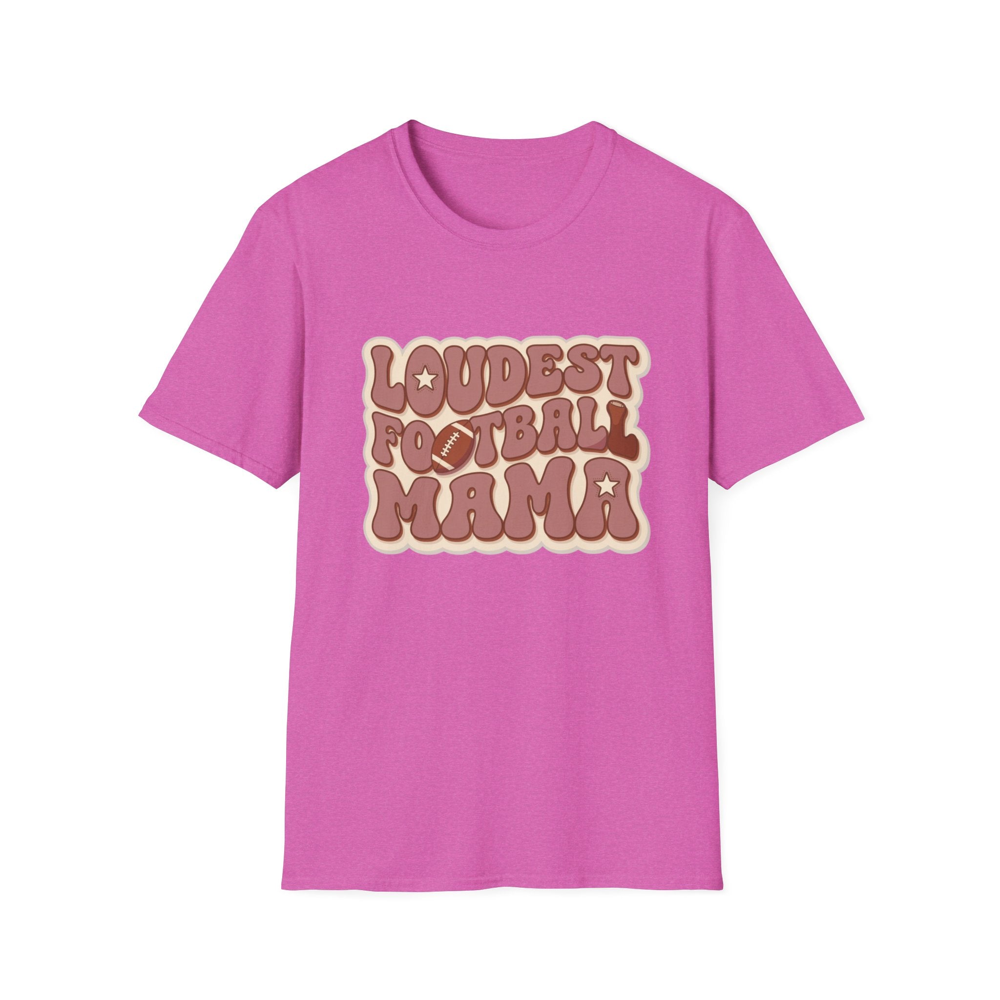 Loudest Football Mama T-Shirt