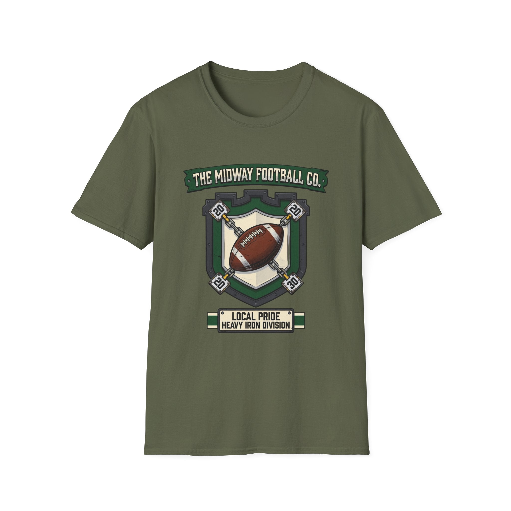 Midway Football Co (Shield) T-Shirt