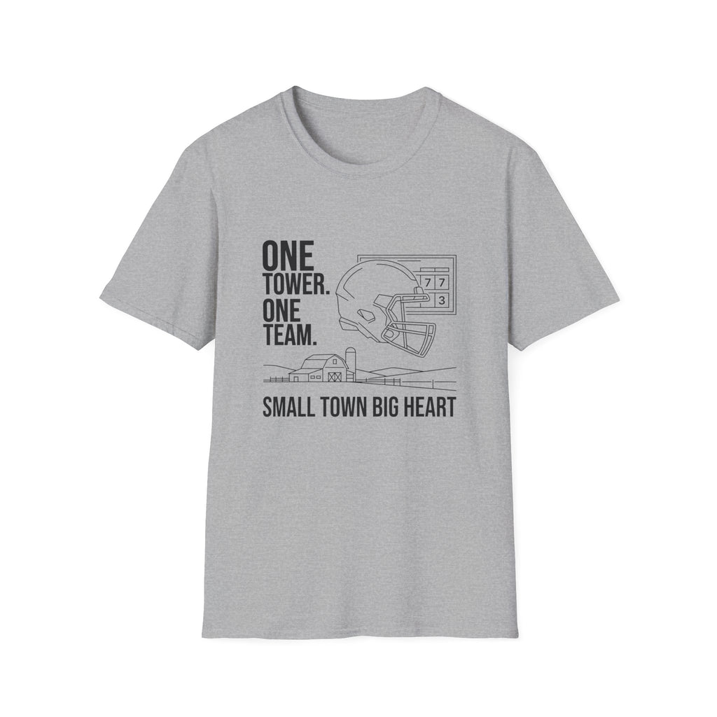 One Town One Team Small Town Big Heart T-Shirt