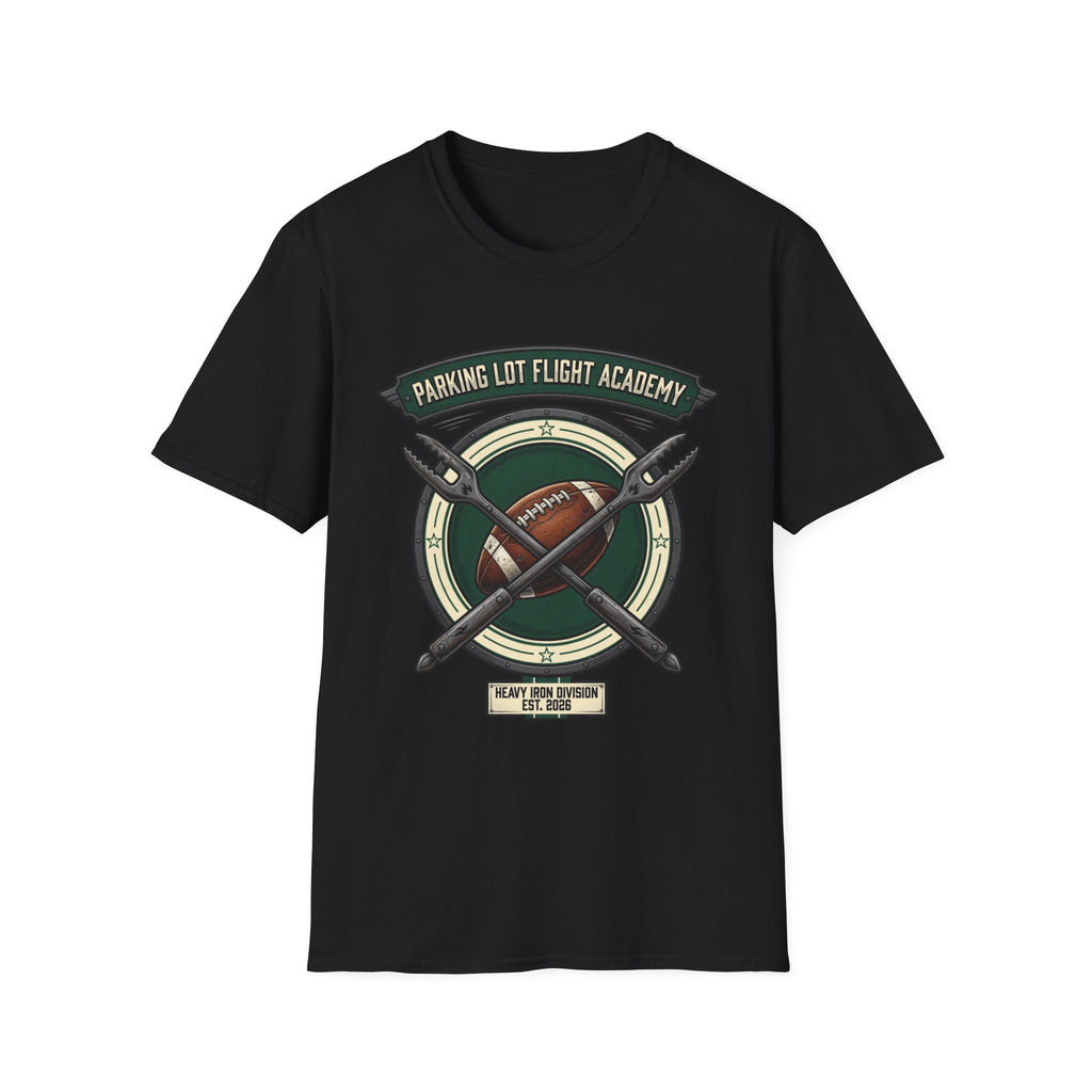 Parking Lot Flight Academy (Heavy Iron Division)  T-Shirt