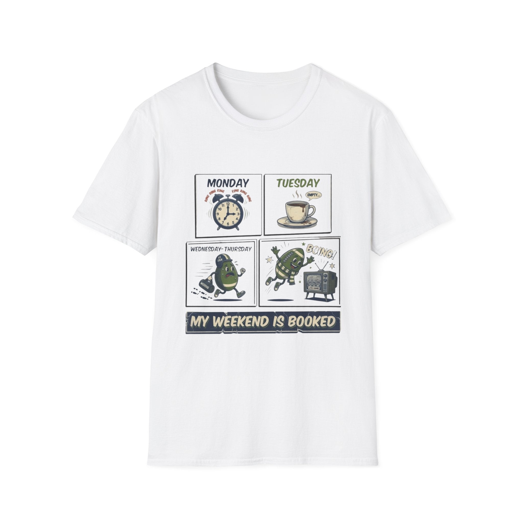 My Weekend Is Booked (Comic) T-Shirt