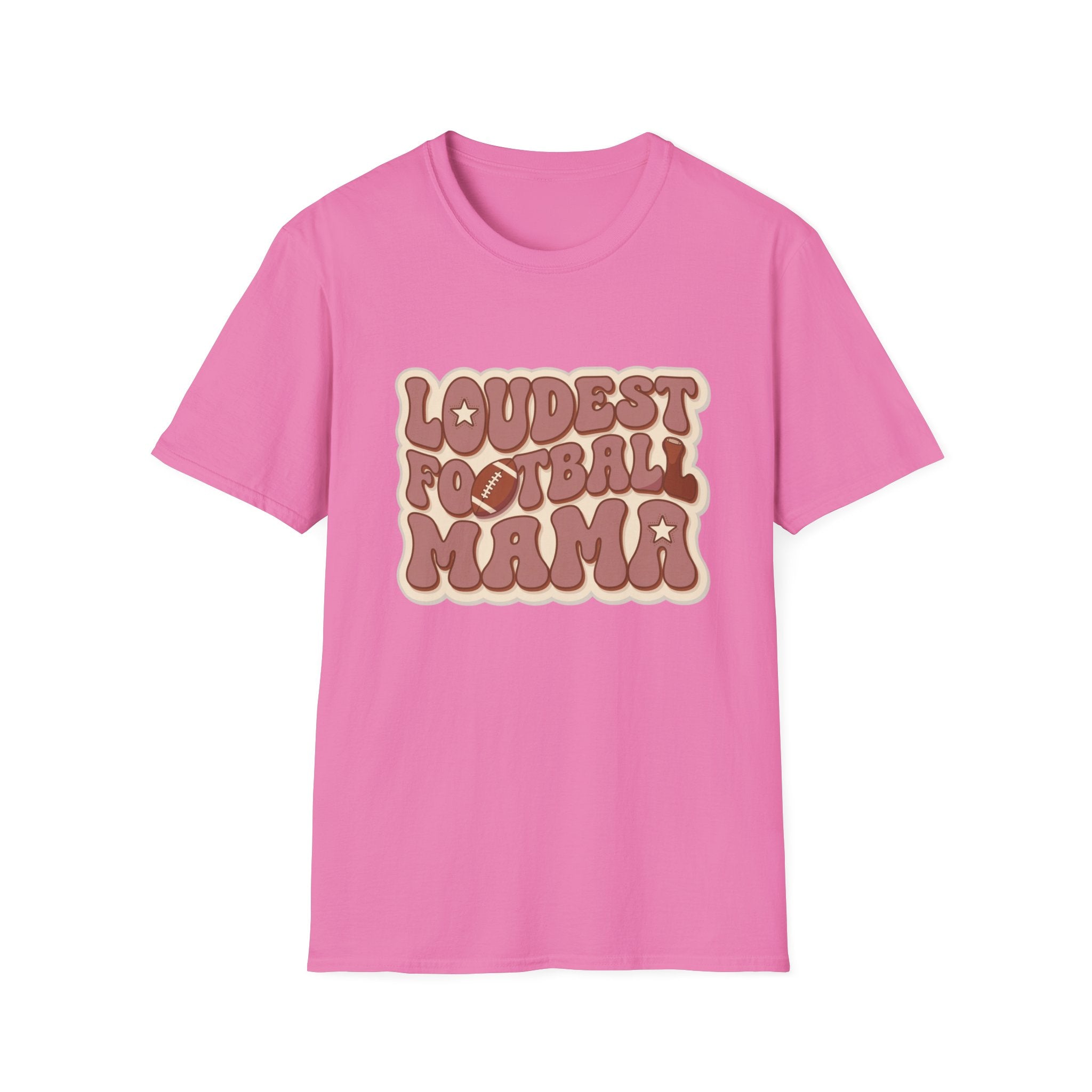 Loudest Football Mama T-Shirt