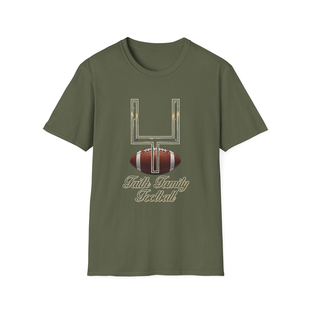 Faith Family Football T-Shirt