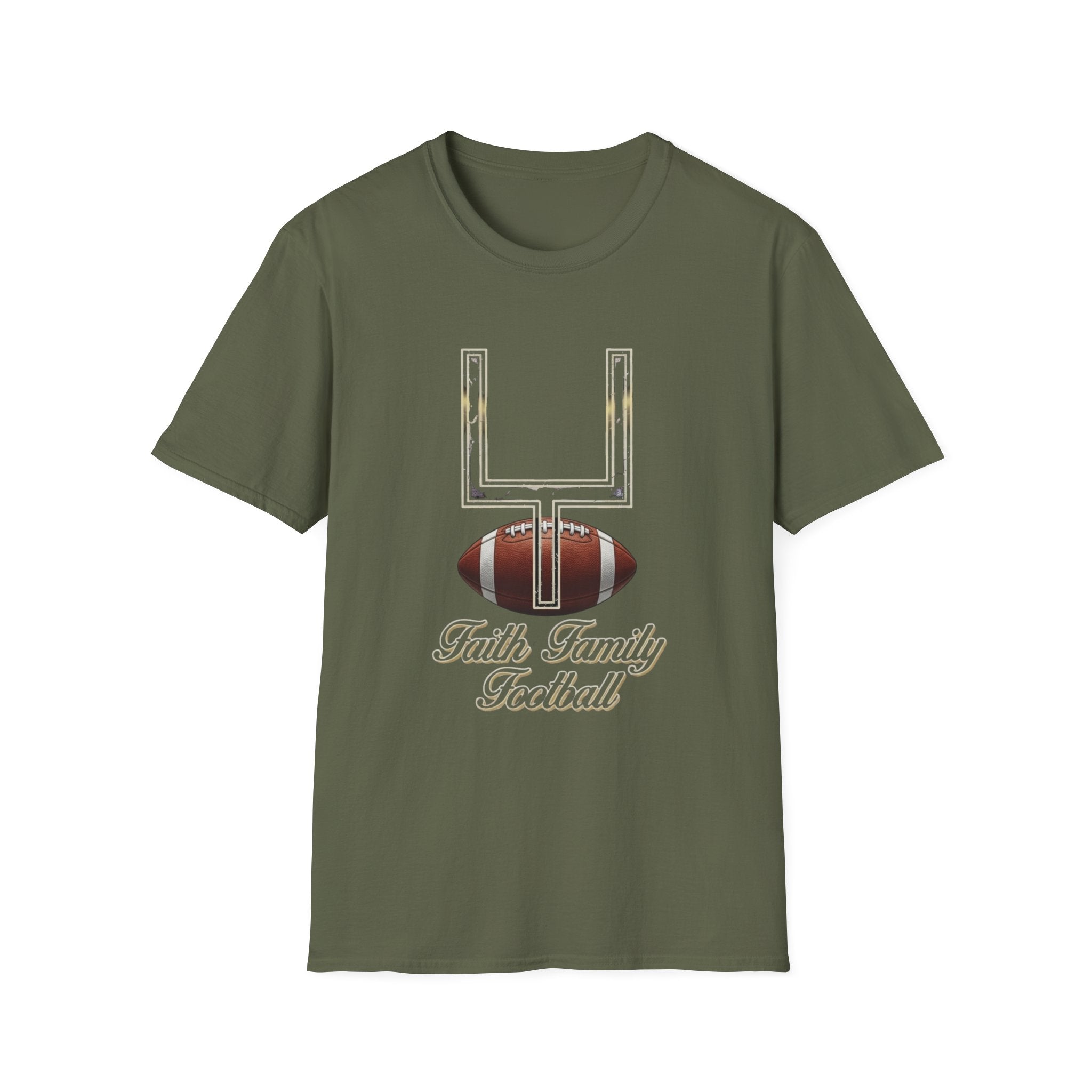 Faith Family Football T-Shirt