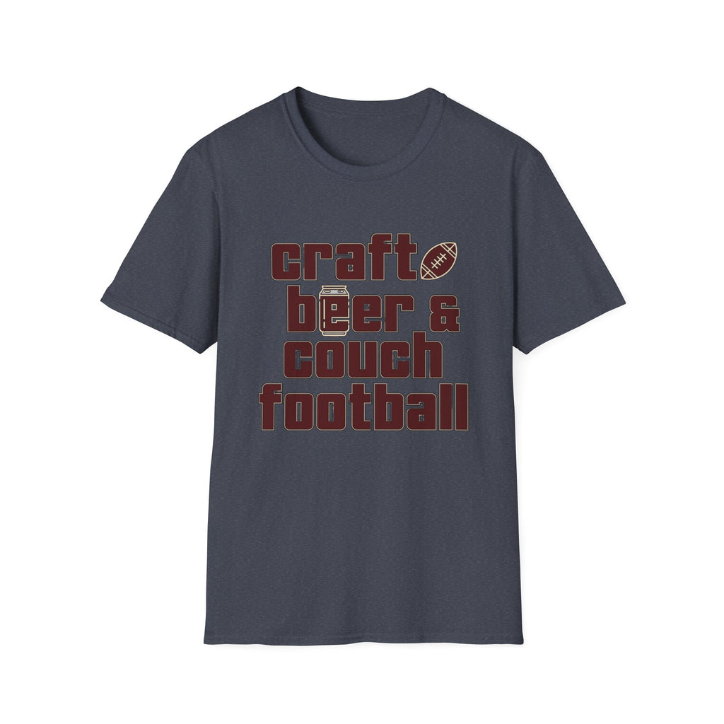 Craft Beer Couch Football T-Shirt