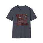 Craft Beer Couch Football T-Shirt
