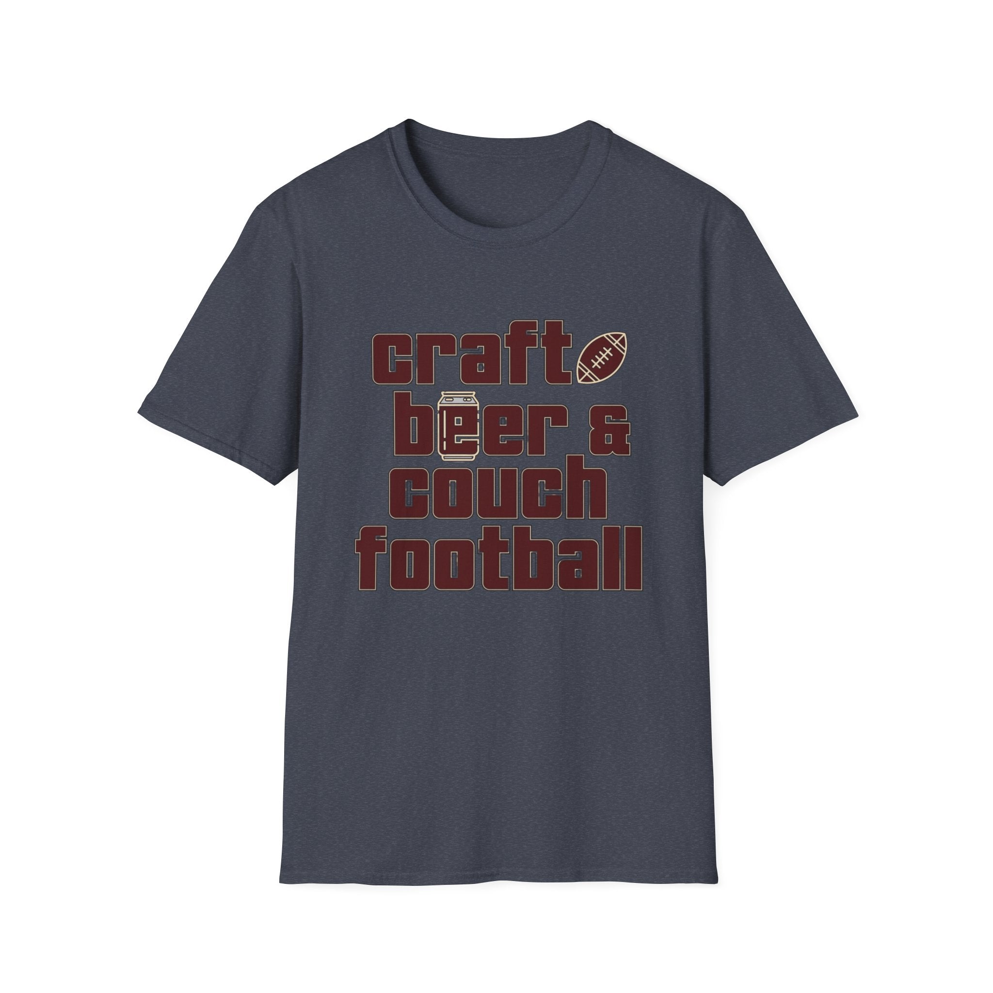Craft Beer Couch Football T-Shirt
