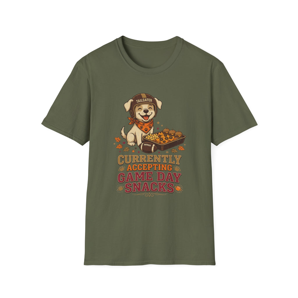 Currently Accepting Game Day Snacks T-Shirt
