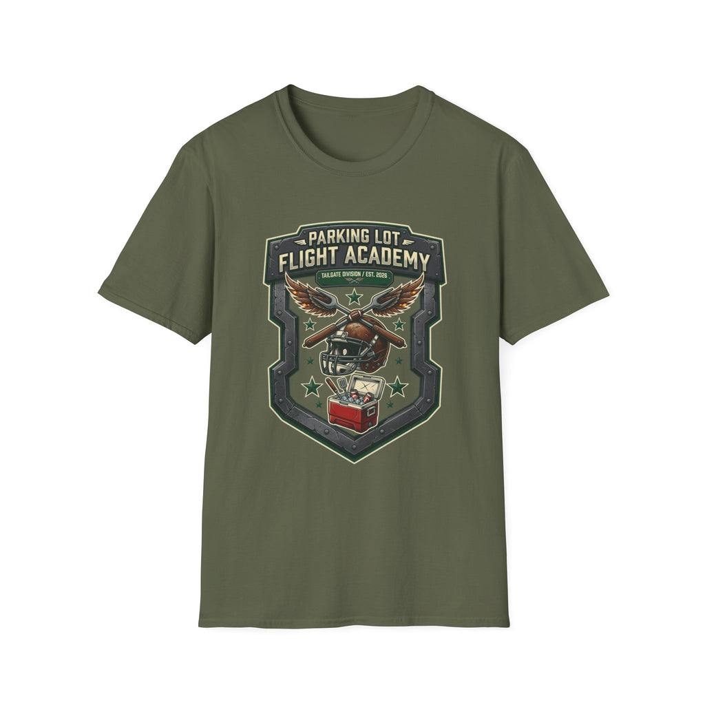 Parking Lot Flight Academy (Shield) T-Shirt
