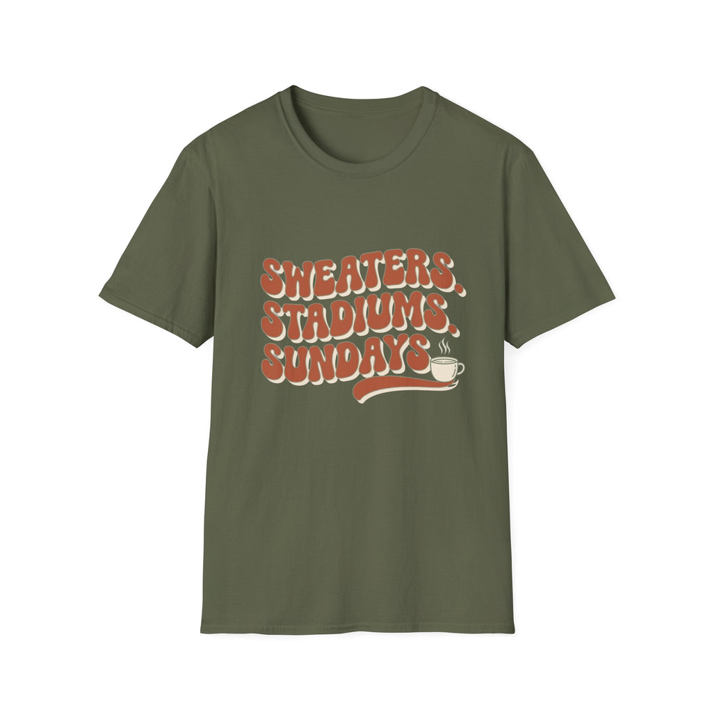 Sweaters, Stadiums, Sundays T-Shirt