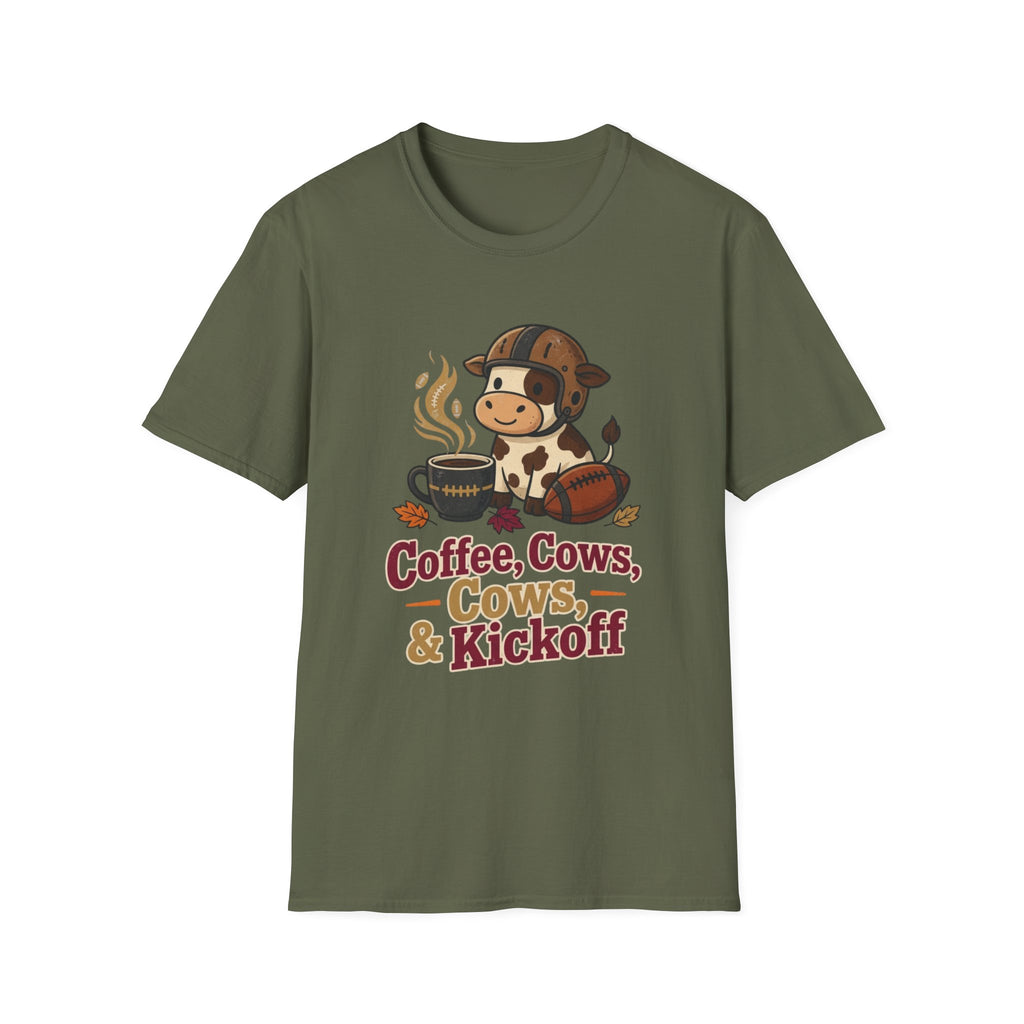 Coffee, Cows & Kickoff T-Shirt