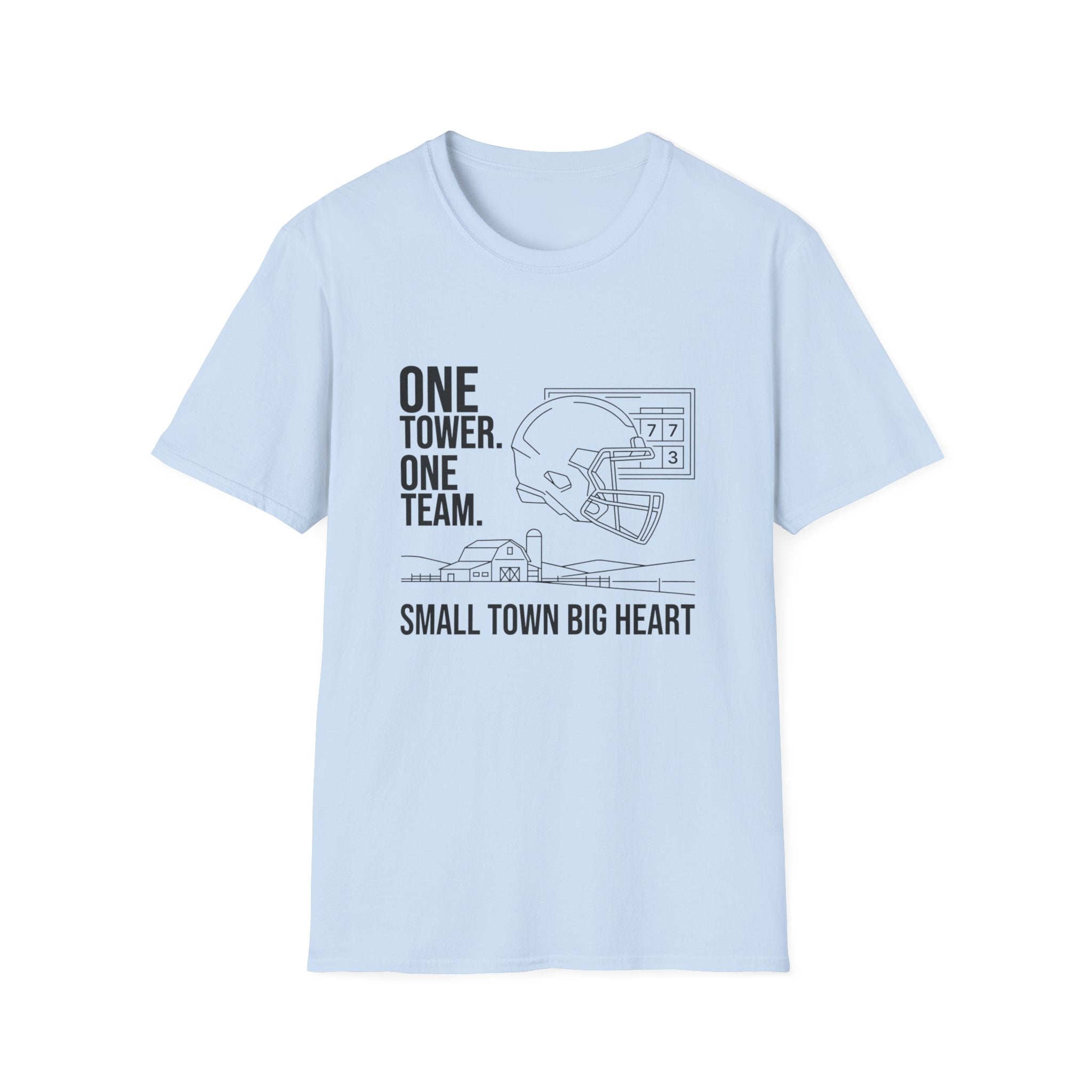 One Town One Team Small Town Big Heart T-Shirt
