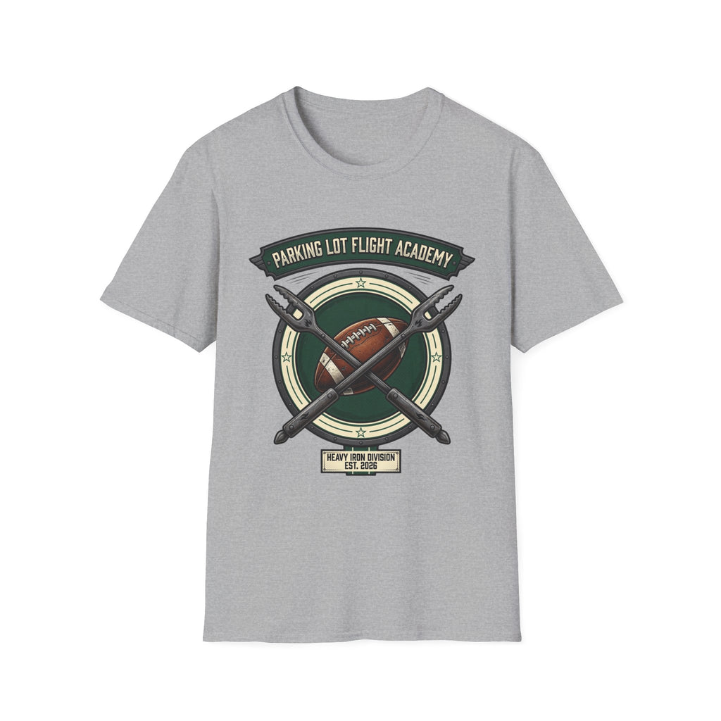 Parking Lot Flight Academy (Heavy Iron Division)  T-Shirt