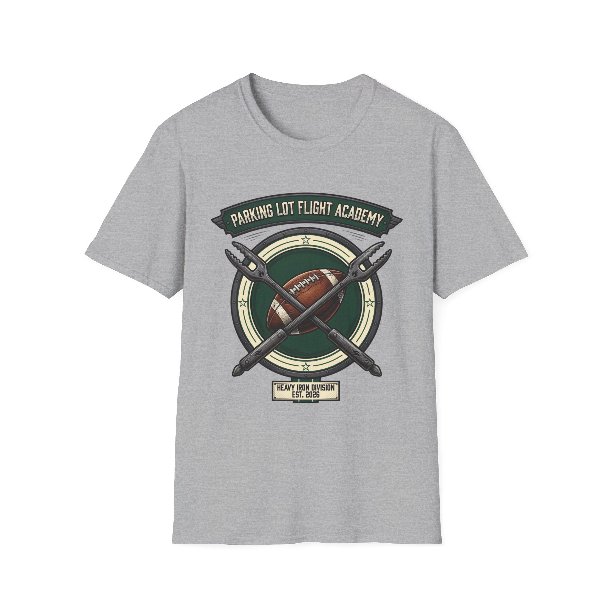Parking Lot Flight Academy (Heavy Iron Division)  T-Shirt