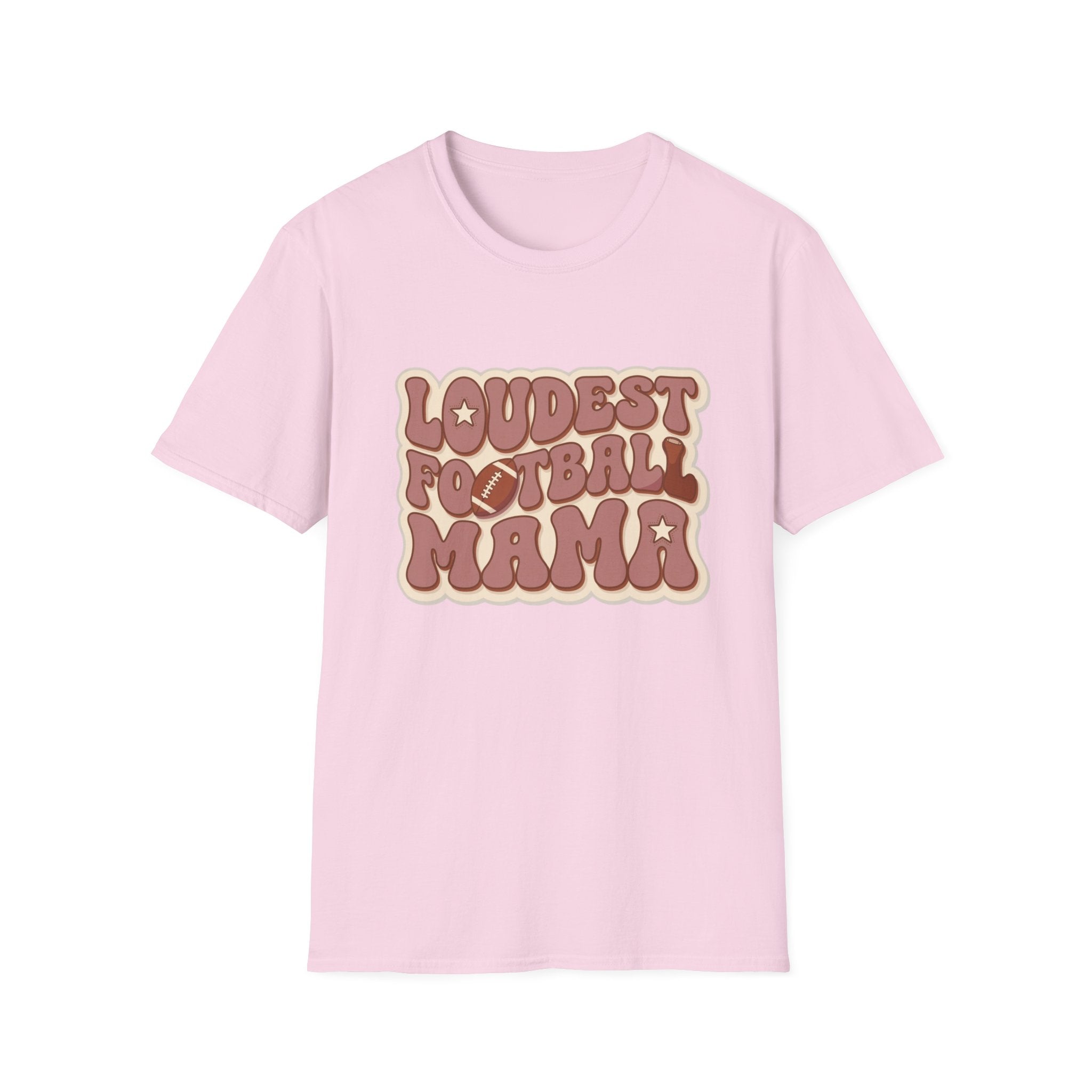 Loudest Football Mama T-Shirt