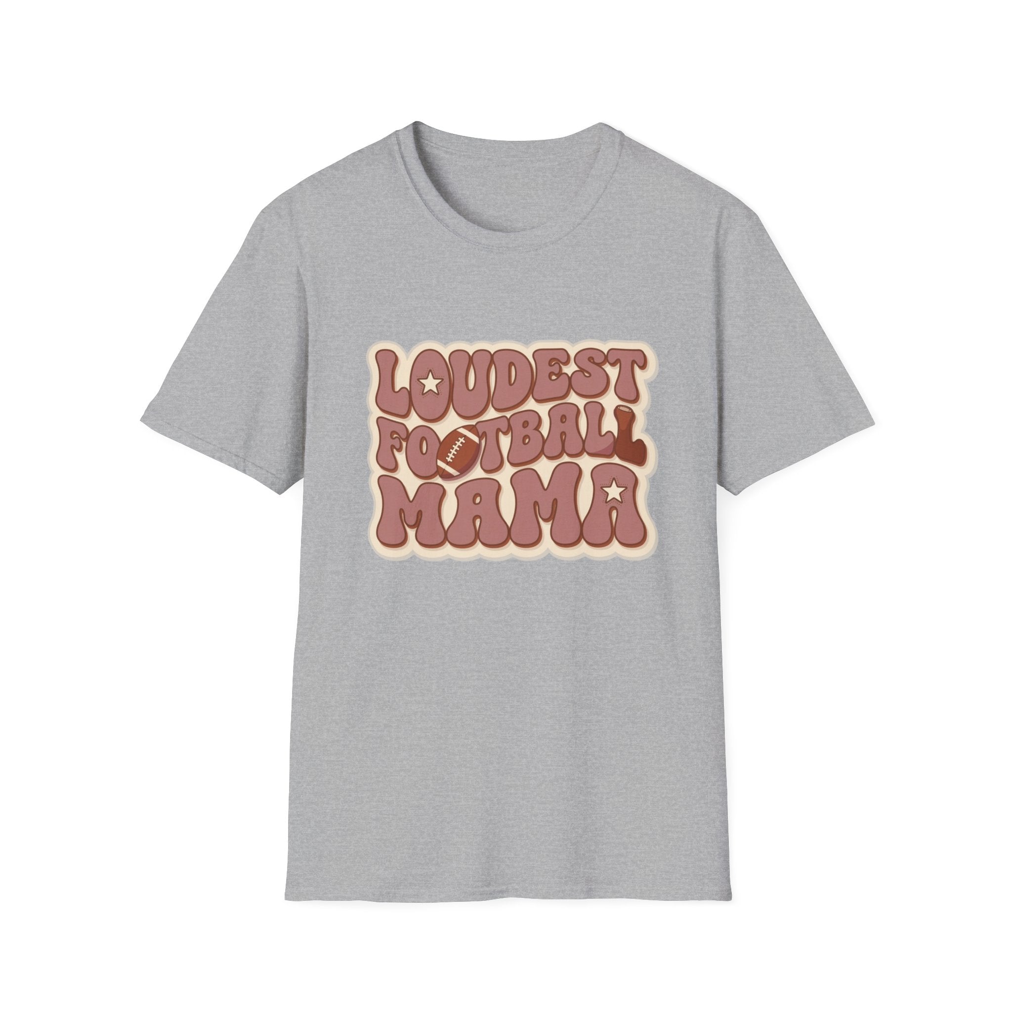 Loudest Football Mama T-Shirt