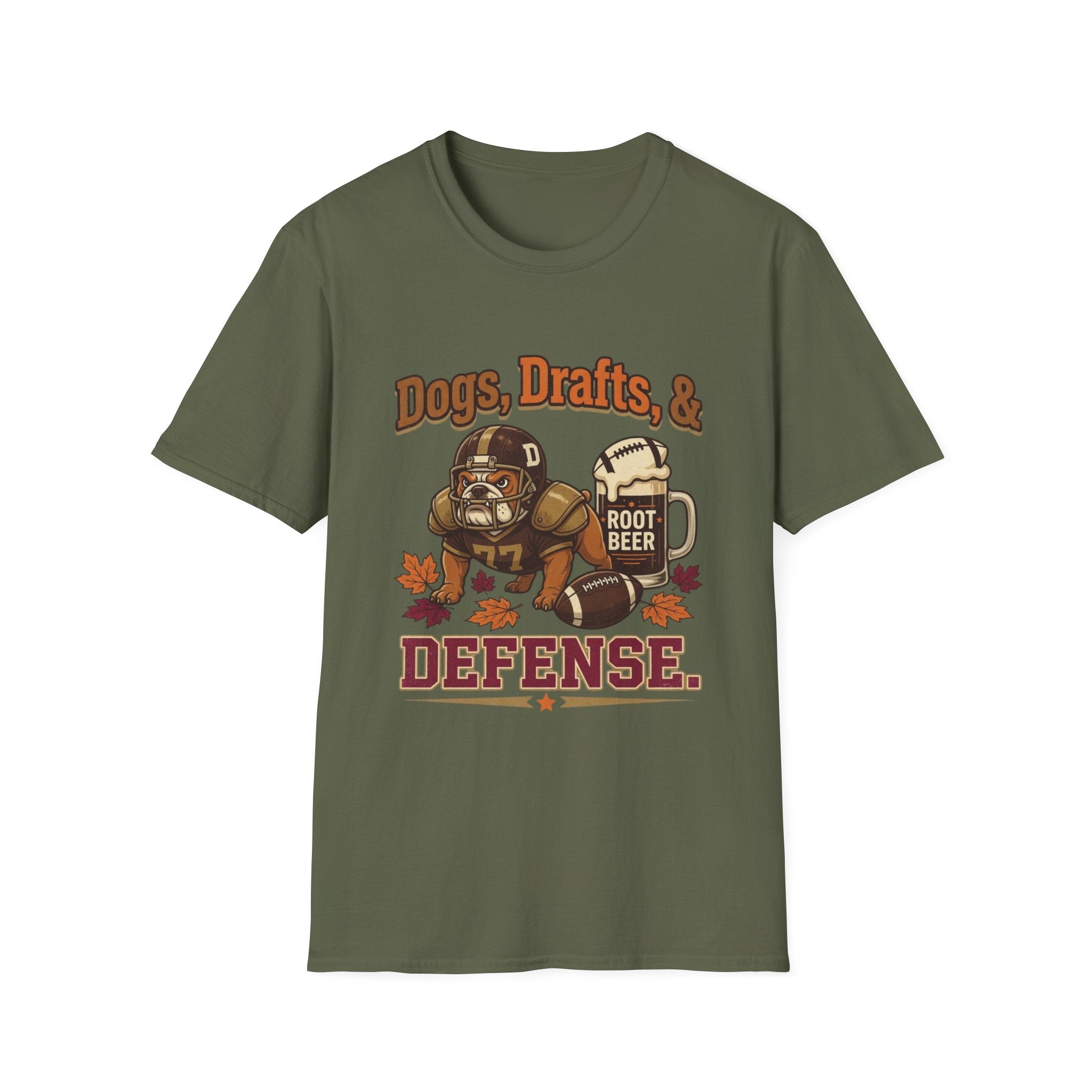 Dogs, Drafts & Defense T-Shirt