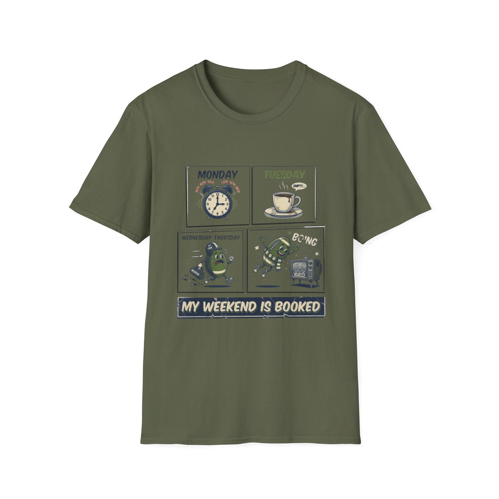 My Weekend Is Booked (Comic) T-Shirt