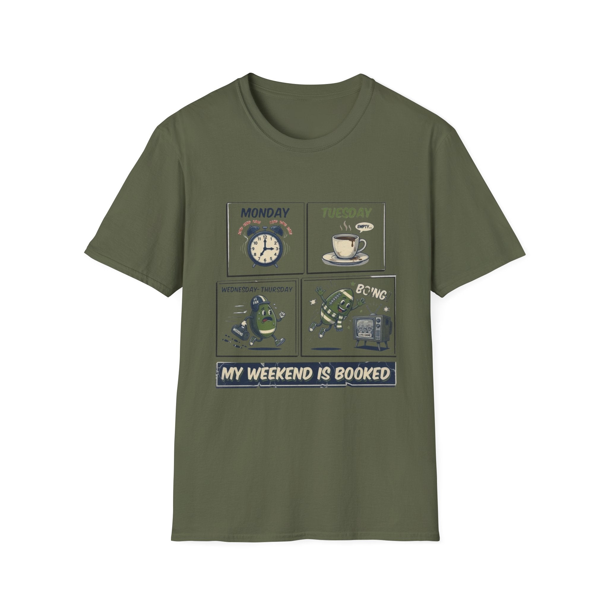 My Weekend Is Booked (Comic) T-Shirt