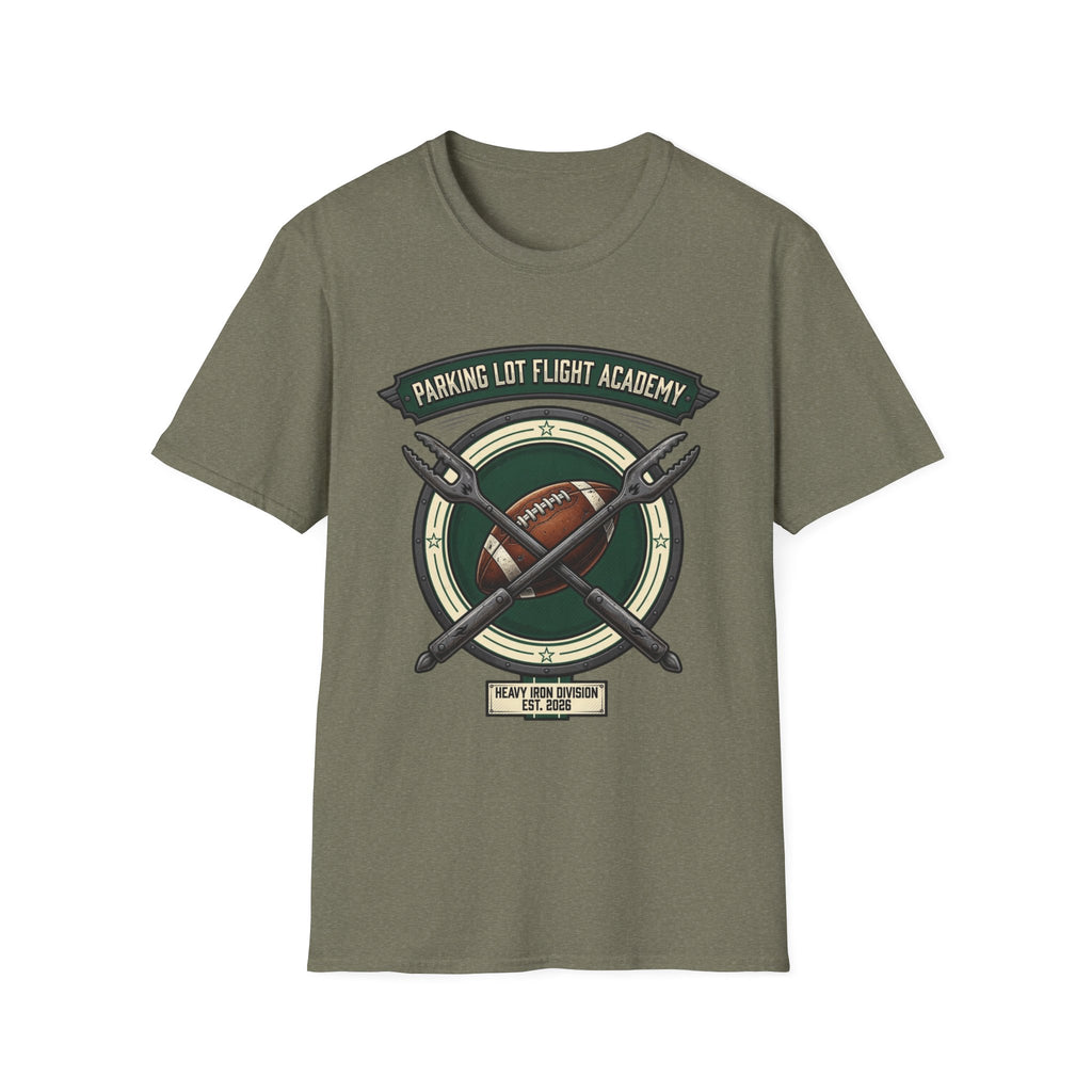 Parking Lot Flight Academy (Heavy Iron Division)  T-Shirt