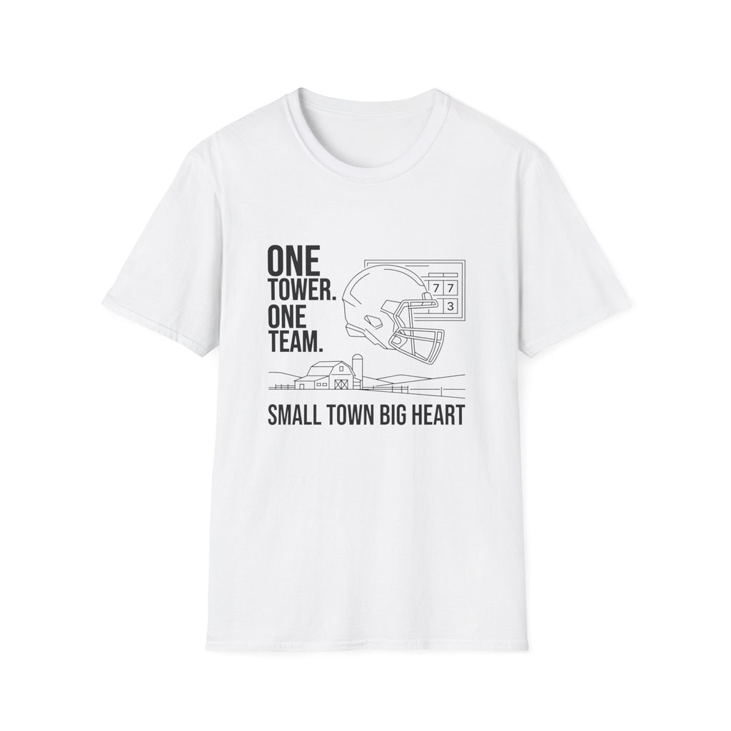 One Town One Team Small Town Big Heart T-Shirt