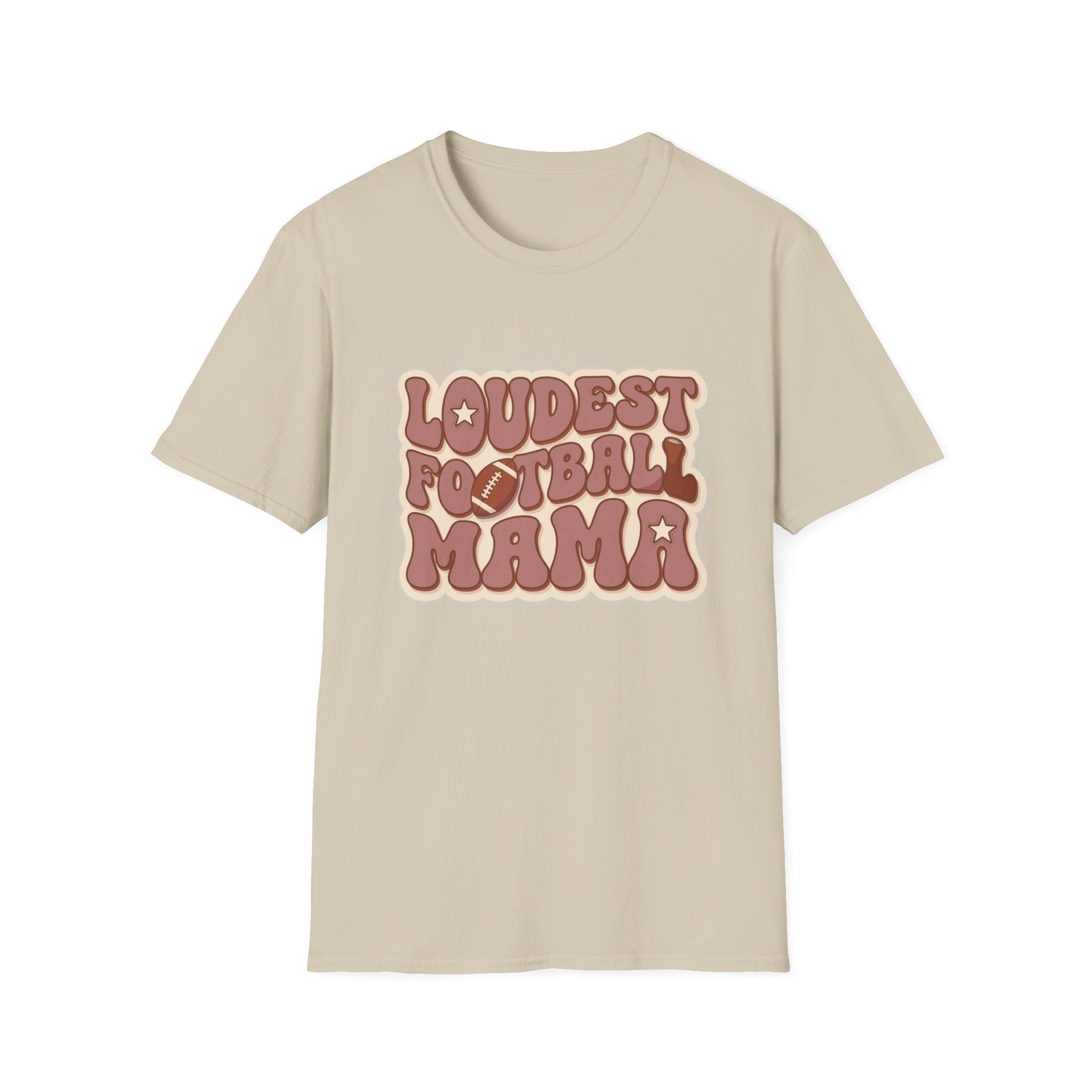 Loudest Football Mama T-Shirt