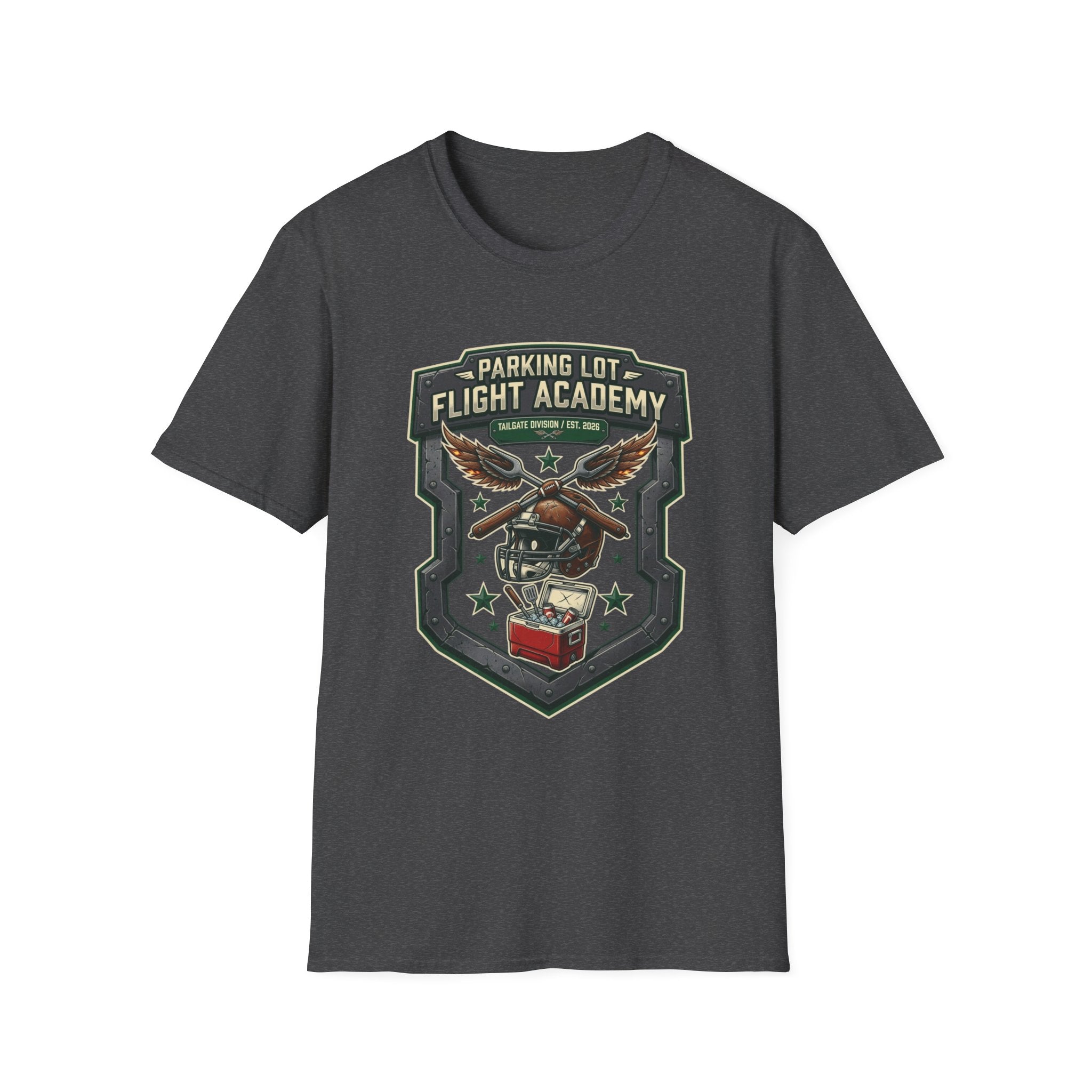Parking Lot Flight Academy (Shield) T-Shirt