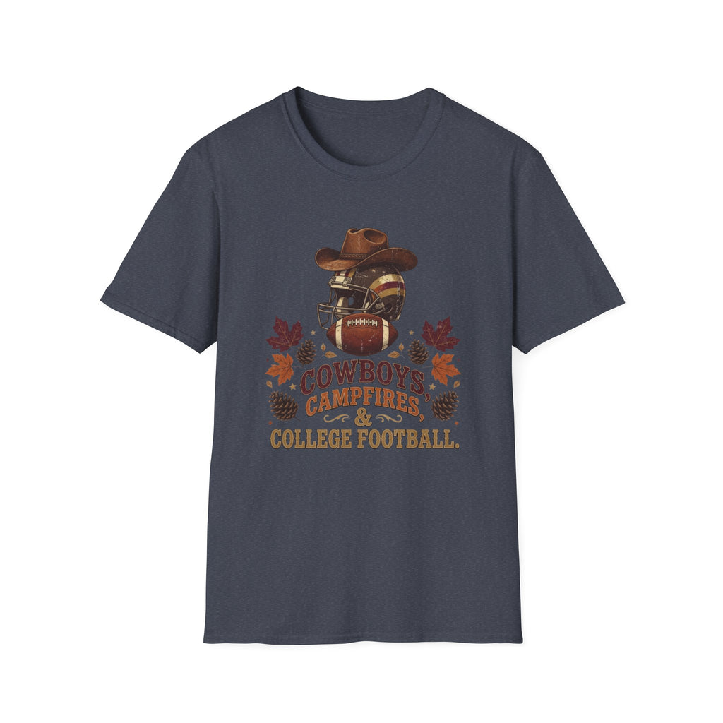 Cowboys, Campfires & College Football T-Shirt