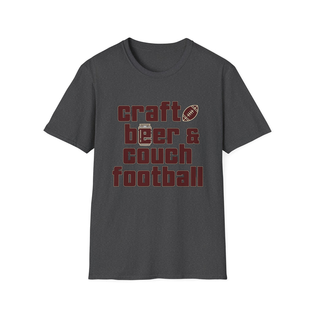 Craft Beer Couch Football T-Shirt