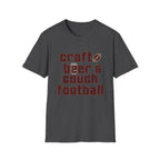 Craft Beer Couch Football T-Shirt