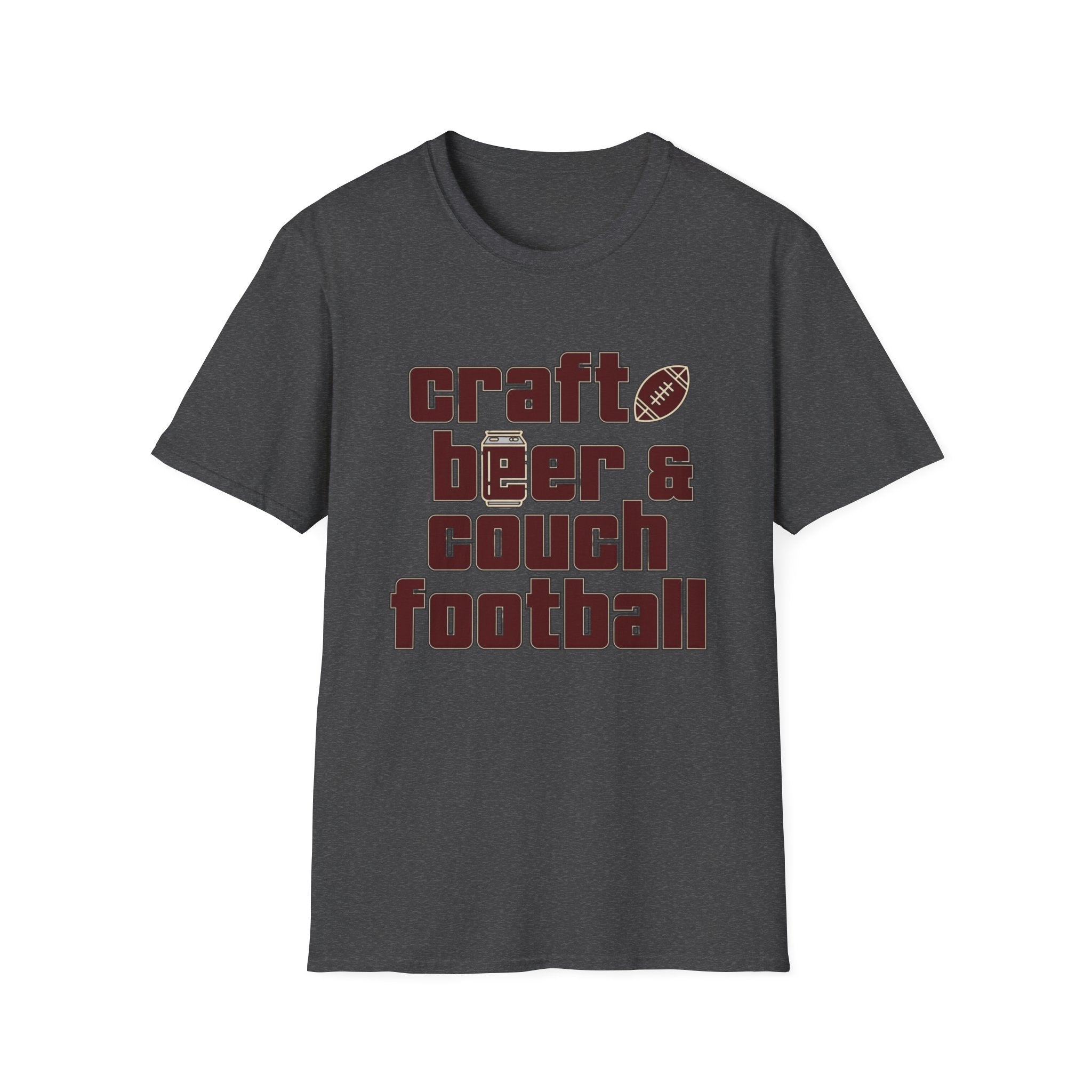Craft Beer Couch Football T-Shirt