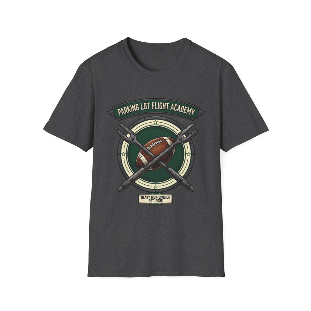 Parking Lot Flight Academy (Heavy Iron Division)  T-Shirt