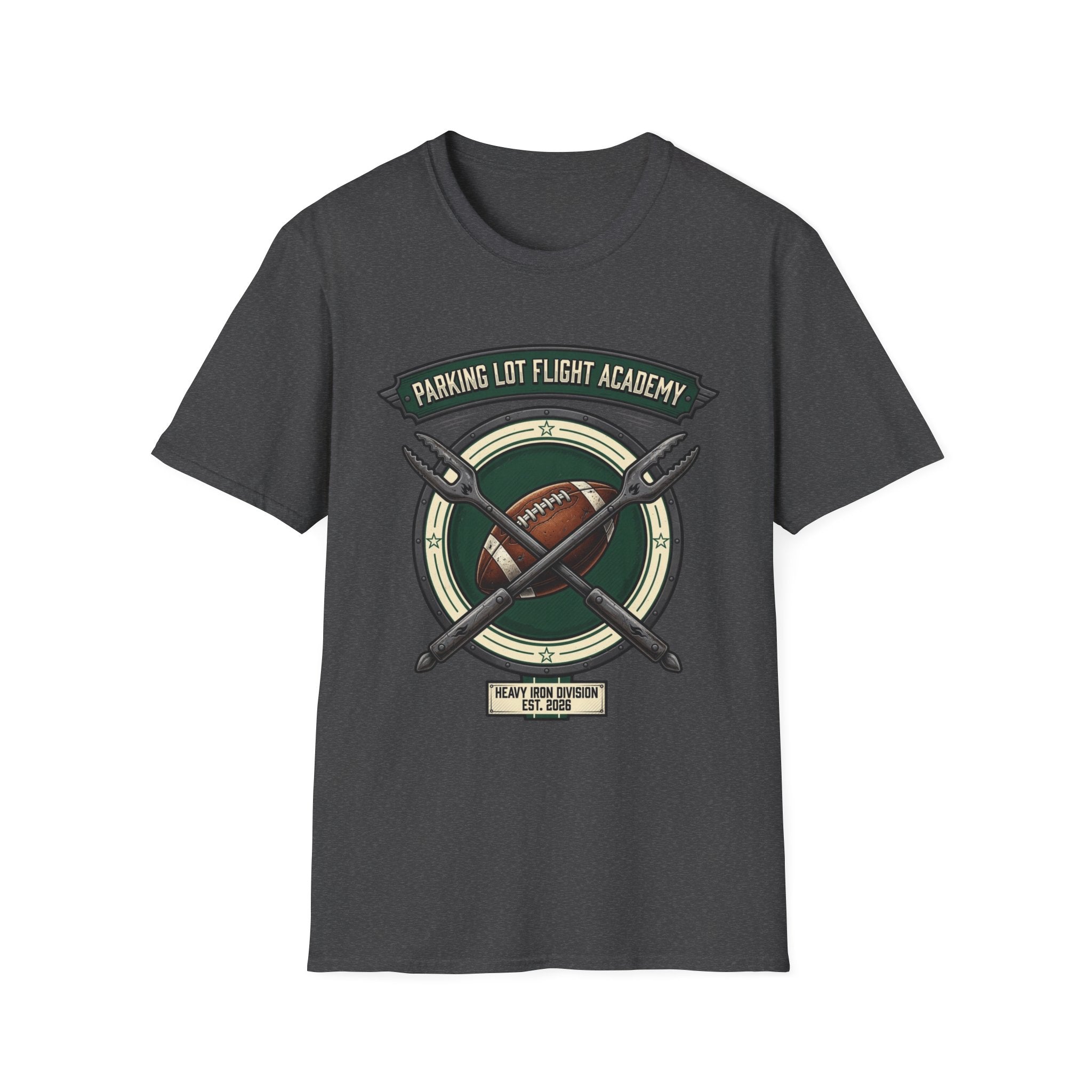 Parking Lot Flight Academy (Heavy Iron Division)  T-Shirt