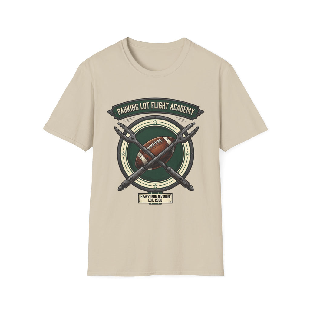 Parking Lot Flight Academy (Heavy Iron Division)  T-Shirt