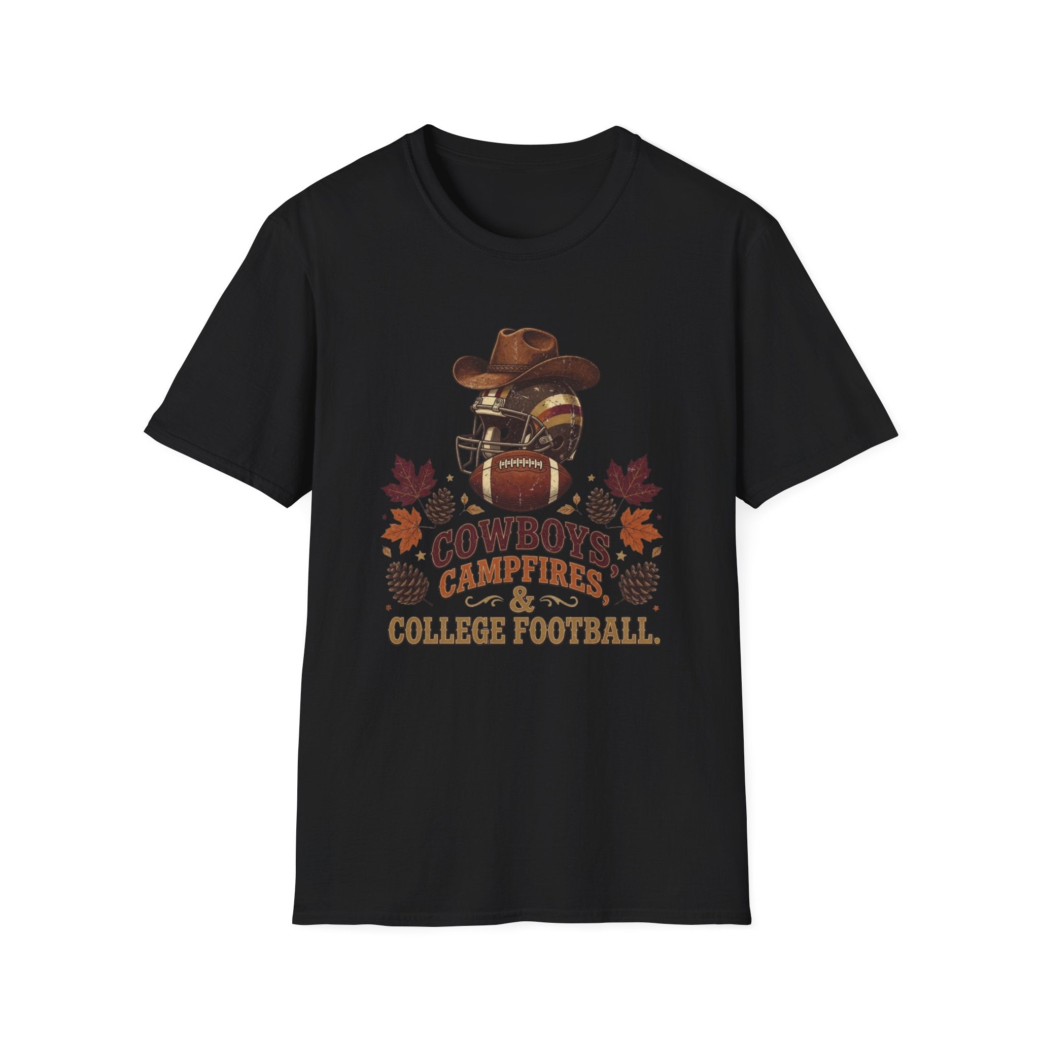 Cowboys, Campfires & College Football T-Shirt