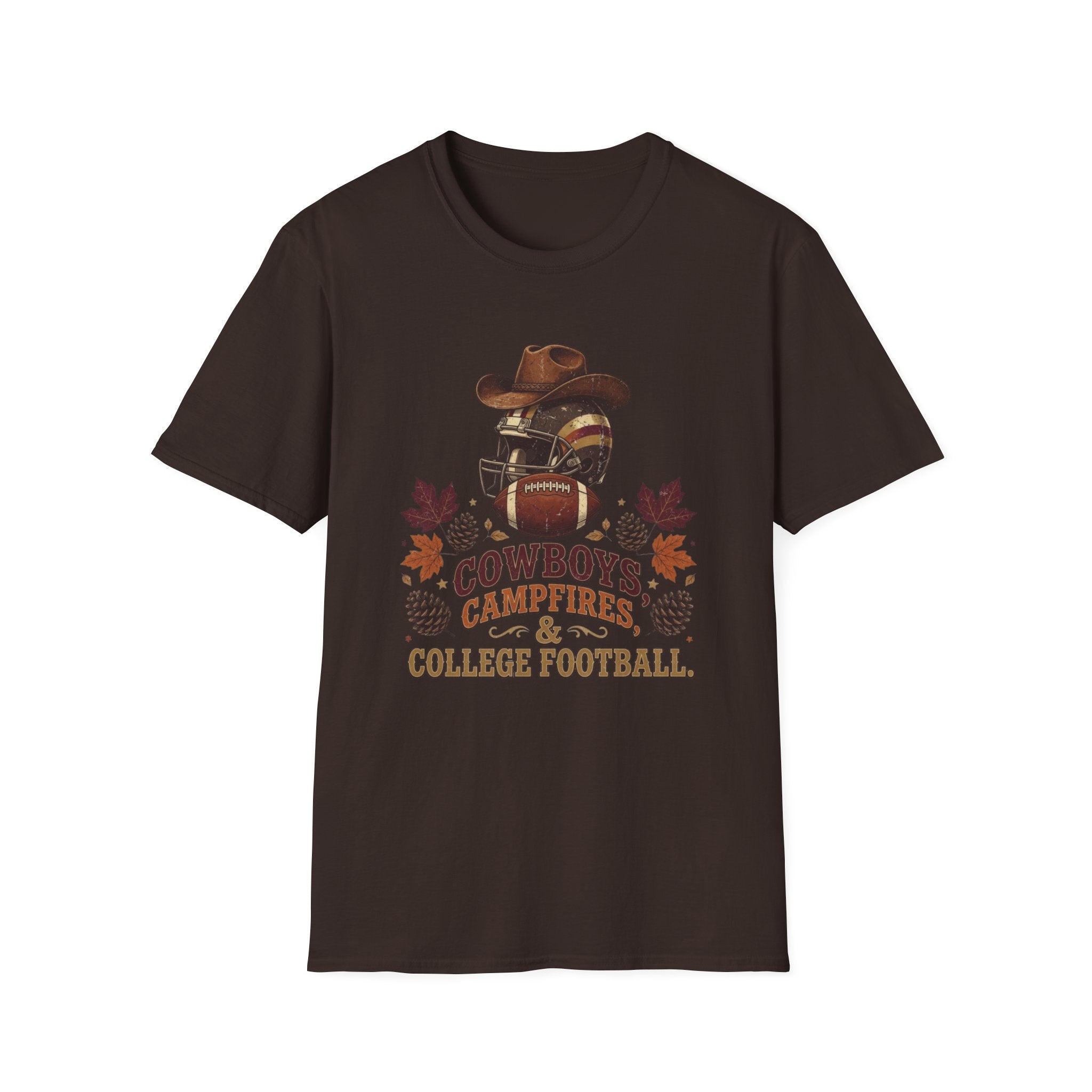 Cowboys, Campfires & College Football T-Shirt