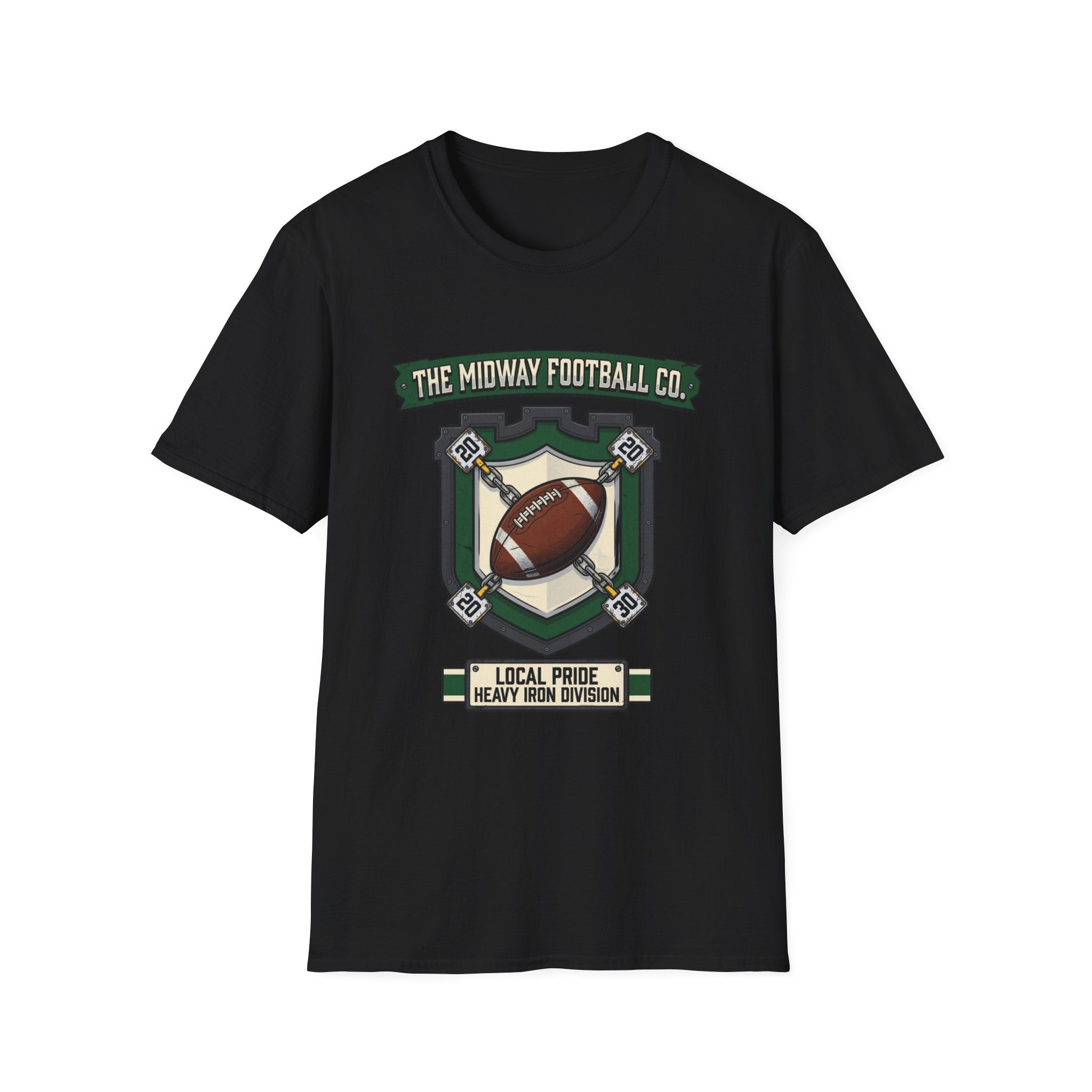 Midway Football Co (Shield) T-Shirt