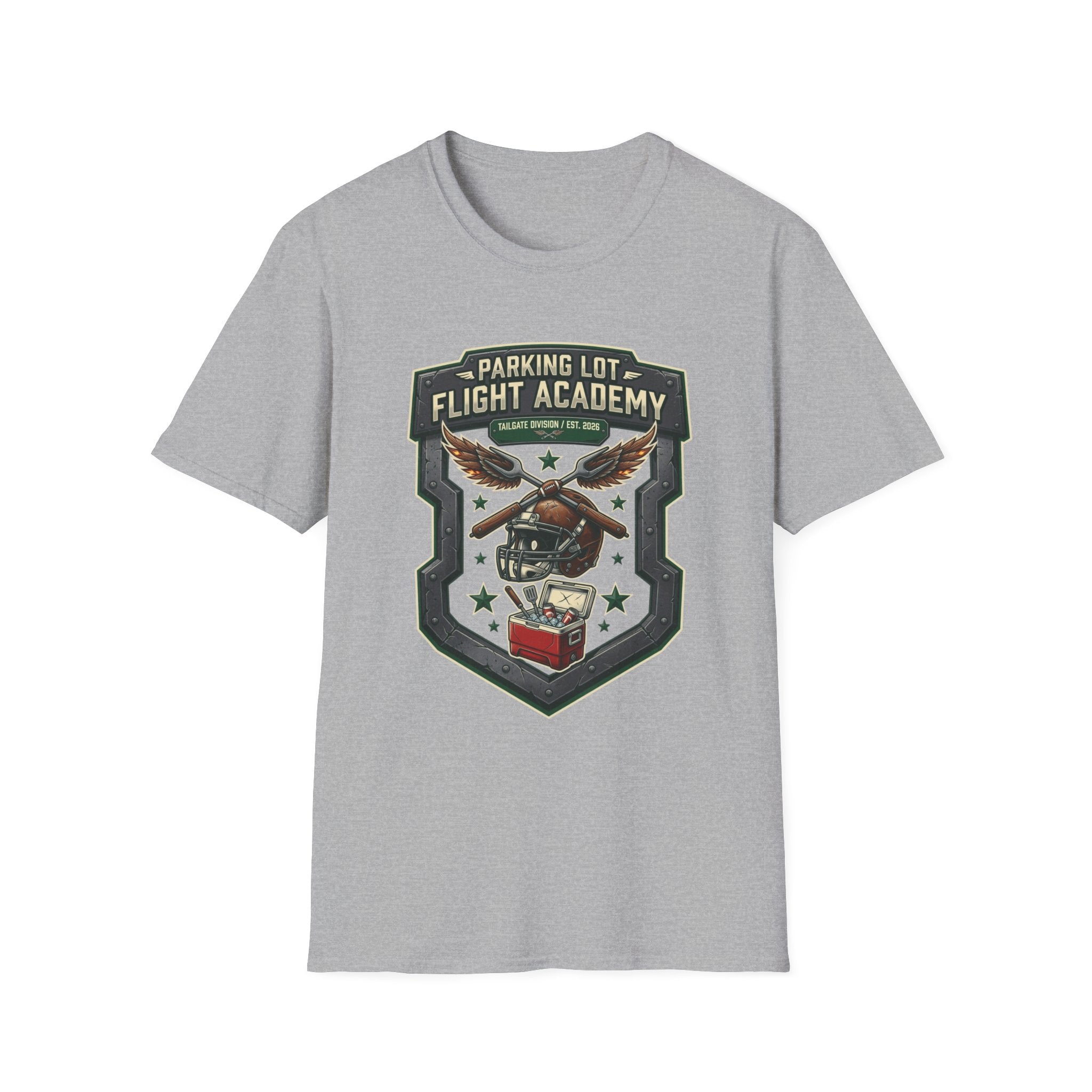 Parking Lot Flight Academy (Shield) T-Shirt