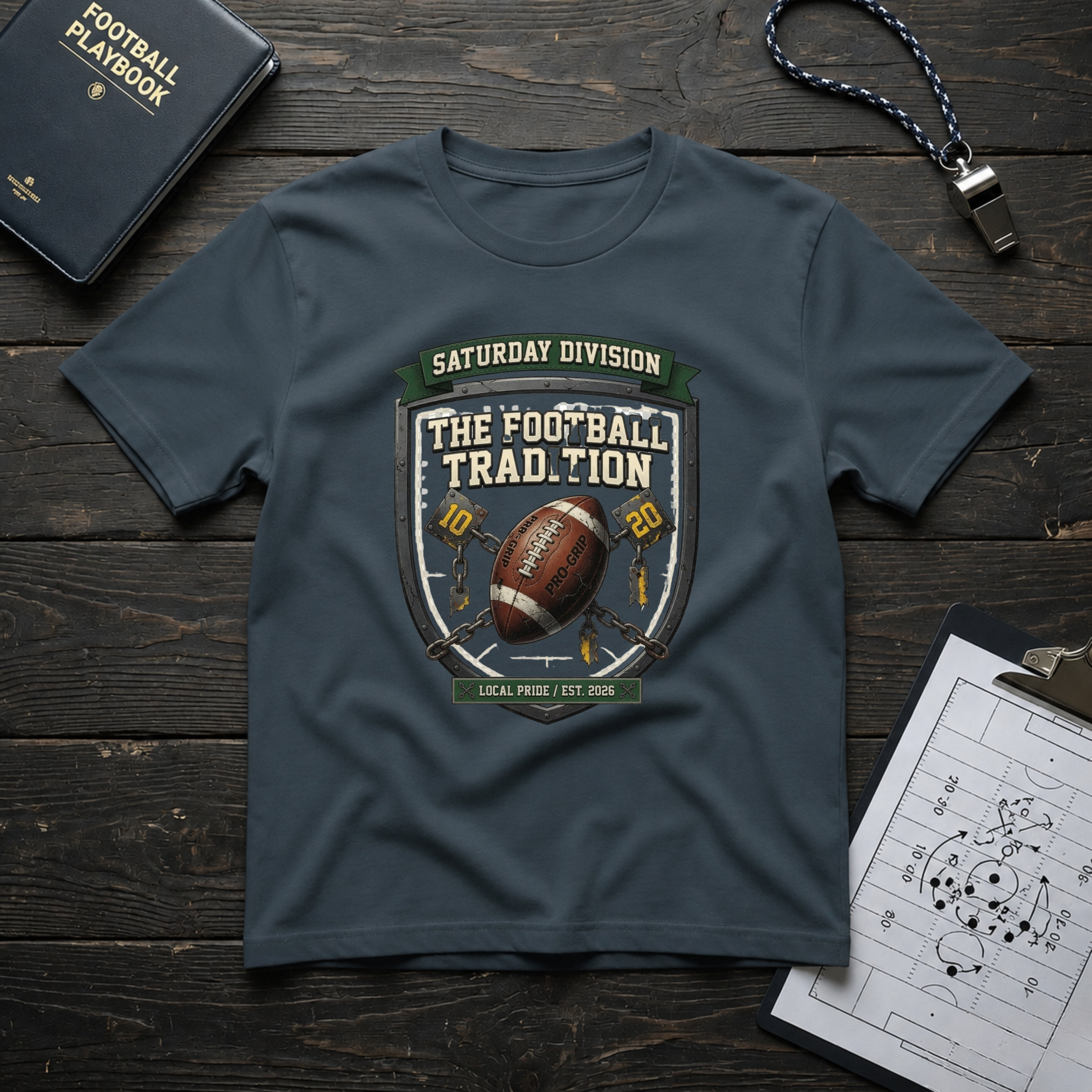 Saturday Division (Football Tradition Shield) T-Shirt