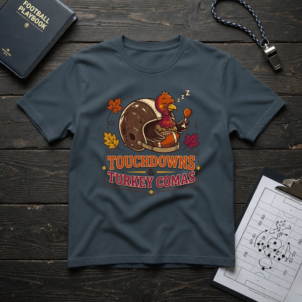 Touchdowns & Turkey Comas T-Shirt